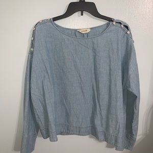 MADEWELL JEAN TOP!!